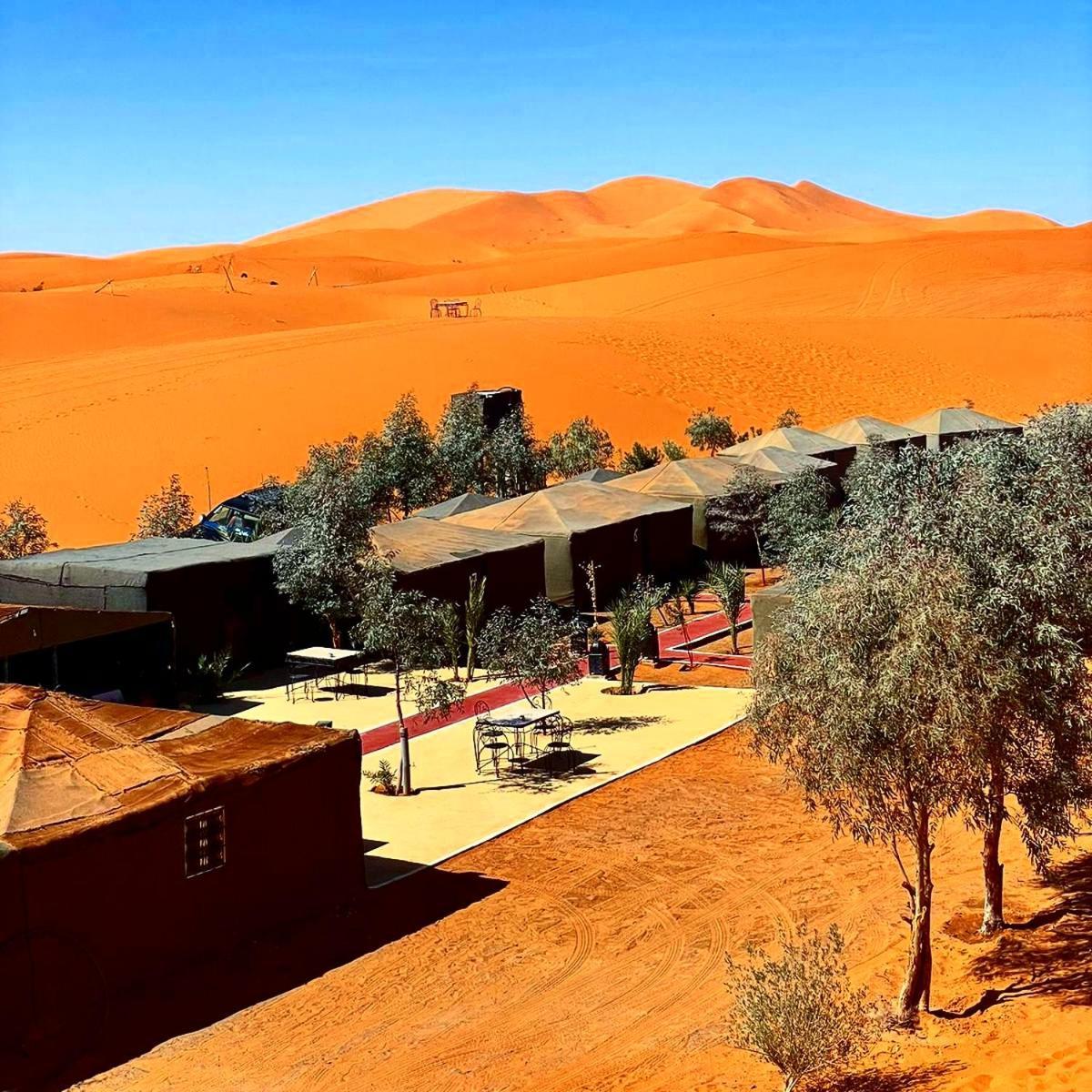 Merzouga Camel Trekking Camp Exterior photo